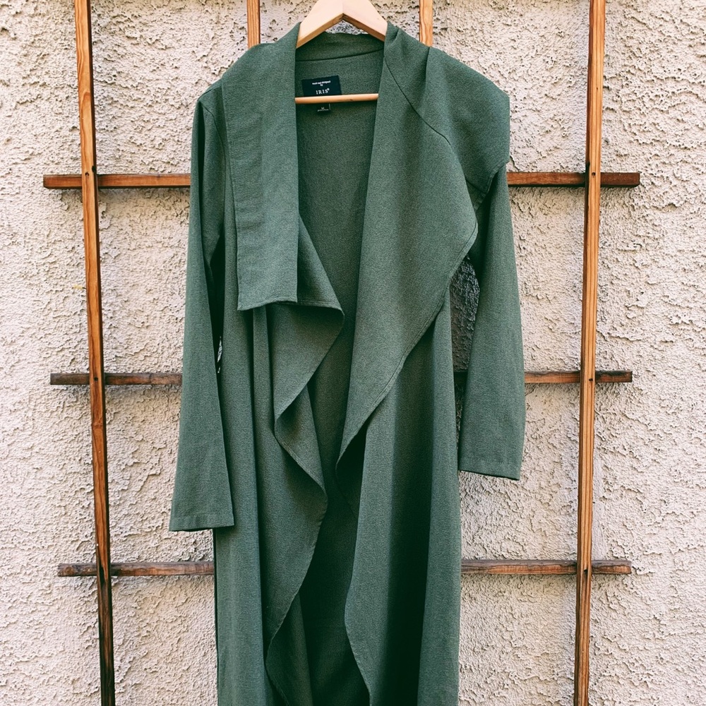 Army green duster